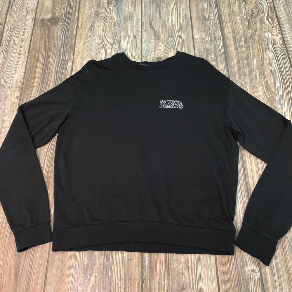 H&m Divided Black Sweater Medium In Your Dreams Black Sweater